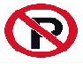 No parking sign