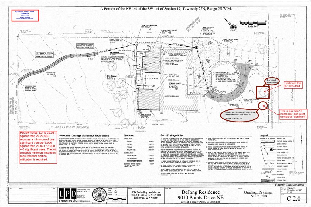 Residential site plan showing house and driveway